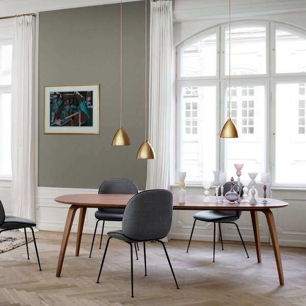 Závěsná svítidlo GUBI, Bestlite, stmívatelné, Zlatá / mosazná, Obývací pokoj, Kov, Design