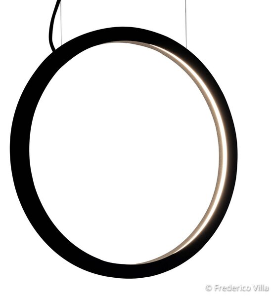 Venkovní svítidla Artemide, O, Černá, Kov, Design