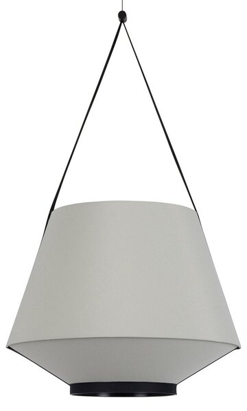 Závěsná svítidlo Forestier, Carrie S, stmívatelné, Zelená, Obývací pokoj, Tkanina / Textil, Design