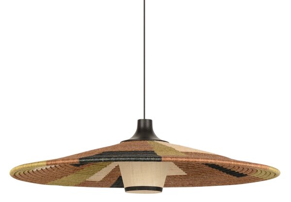 Závěsná svítidlo Forestier, Parrot L, stmívatelné, Hnědá / Rezavá, Obývací pokoj, Design