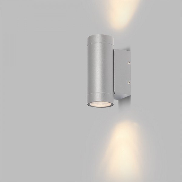 MIZZI II stříbrnošedá 230V GU10 2x35W IP54 - RED - DESIGN RENDL