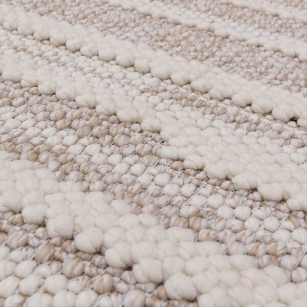 Tribeca Design Kusový koberec Sides Stripe Sand Rozměry: 80x150 cm