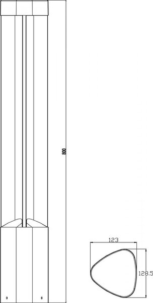 IMPR 730364 VÝPRODEJ VZORKU - Stojací lampa Trila 230V 6W - DEKOLIGHT