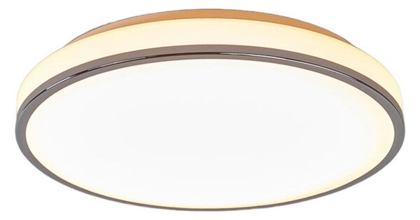 Stropní Lampa Lindby, Lyss, Bílá, Koupelna, Sklo, Moderní