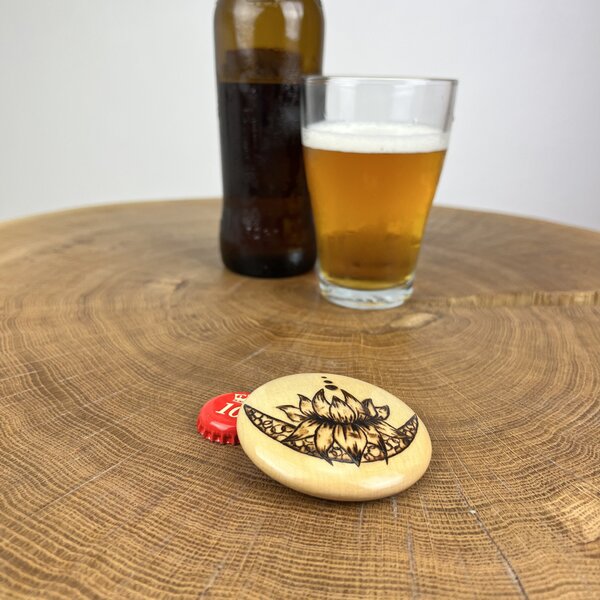 Dřevěný otvírák na pivo Sansa, javor