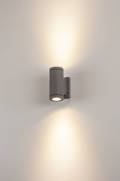 LA 233115 Nástěnné svítidlo NEW MYRA UP-DOWN antracit GU10 2x 35W IP55 - BIG WHITE (SLV)