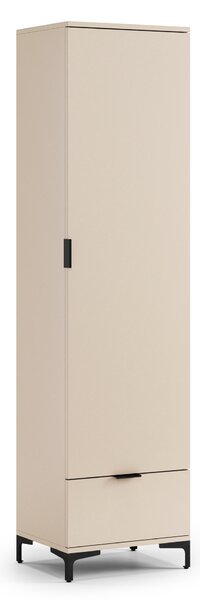 Mazzoni Skříň LANA SZ-50 Béžový (Šampaňský) – 1DVEŘOVÁ ŠATNÍ SKŘÍŇ SE ZÁSUVKOU