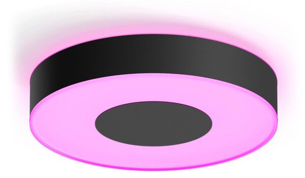 Stropní Lampa Philips Hue, Philips Hue, stmívatelné, Černá, Obývací pokoj, Kov, Moderní