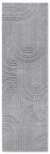 ELLE Decoration, Běhoun Gallery 106091 Light Grey z kolekce Elle, 80x240, šedá, ložnice