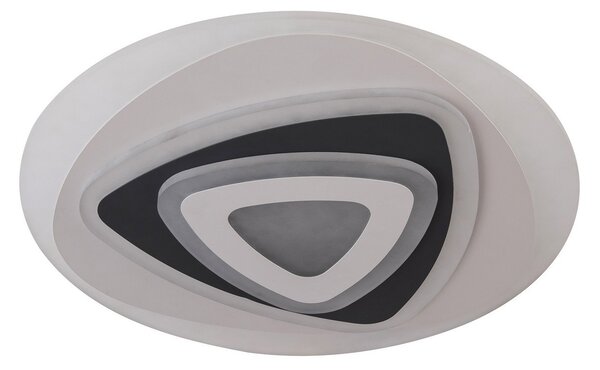 Stropní Lampa Lindby, Rebeka, stmívatelné, Černá, Obývací pokoj, Plast, Moderní