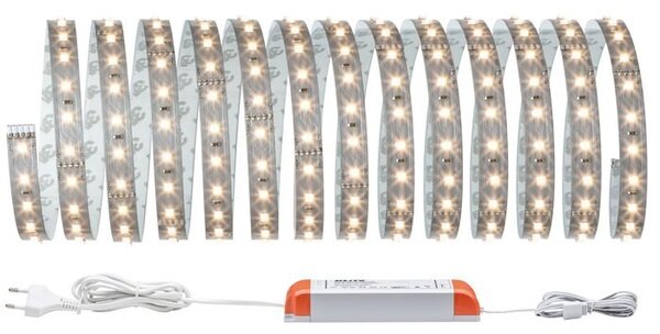 P 70604 LED pásek MaxLED 500 - základní sada 5 m teplá bílá, stříbrnošedá - PAULMANN