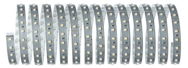 P 70604 LED pásek MaxLED 500 - základní sada 5 m teplá bílá, stříbrnošedá - PAULMANN