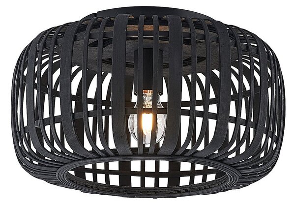 Stropní Lampa Lindby, Canyana, stmívatelné, Dřevo, Obývací pokoj, Dřevo, Venkovský / rustikální