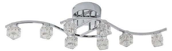 Stropní Lampa Lindby, Yaro, stmívatelné, Metalická, Obývací pokoj, Kov, Moderní