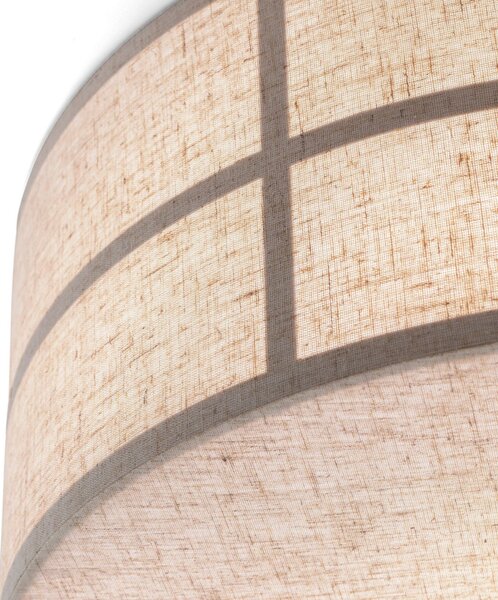 Stropní Lampa Audo Copenhagen, Hashira, stmívatelné, Béžová, Obývací pokoj, Tkanina / Textil
