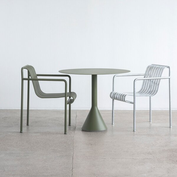 HAY Zahradní židle Palissade Dining Armchair, Cream White