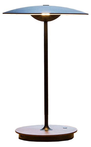 Stolní lampa MARSET, Ginger, stmívatelné, Dřevo, Obývací pokoj, Dřevo, Design