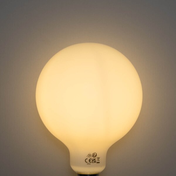 Sada 5 ks LED žárovka E27 s 3stupňovým stmíváním, opálové sklo G125, 4W, 450lm, 2700K