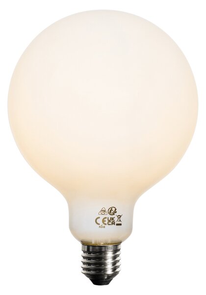 Sada 5 ks LED žárovka E27 s 3stupňovým stmíváním, opálové sklo G125, 4W, 450lm, 2700K