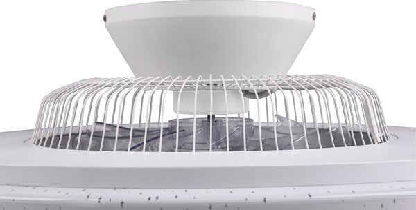Trio Leuchten R62402106 VISBY - Stropní LED ventilátor s dálkovým ovladačem, LED 40W, 3000-6500K, Ø 59cm (LED stropní ventilátor stmívatelný ovladačem)