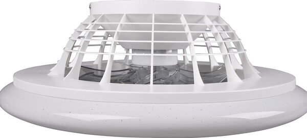 Trio Leuchten R62522187 STRALSUND - Stropní LED ventilátor s dálkovým ovladačem, LED 30W, 3000-6500K, Ø 50cm (LED stropní ventilátor stmívatelný ovladačem)