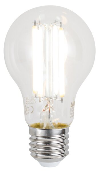 Chytrá stmívatelná LED žárovka E27 A60 čirá 7W 806 lm 2700-6500K Zigbee