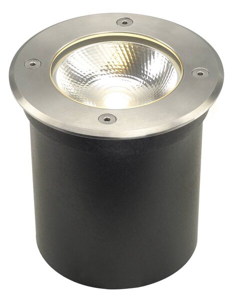 LA 227600 ROCCI LED kruhová česaná ocel COB LED 6W 120° IP67 3000K - BIG WHITE (SLV)