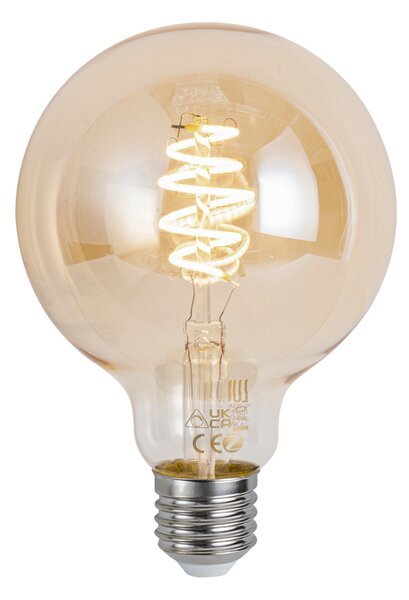 Chytrá stmívatelná LED žárovka E27 G95 4,9W 320 lm 2500K Zigbee