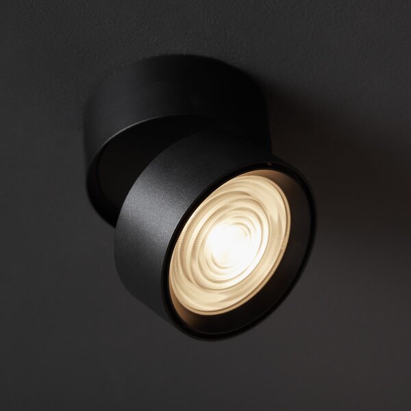 Stropní Lampa LOOM DESIGN, Ray, stmívatelné, Černá, Obývací pokoj, Kov, Moderní