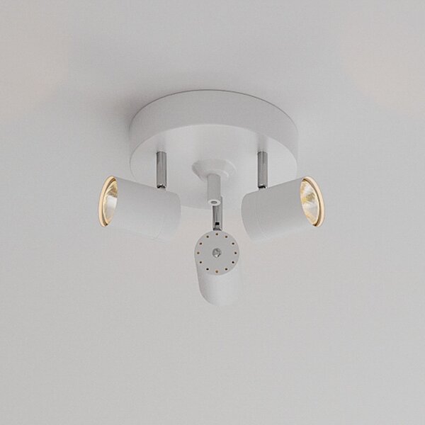 Stropní Lampa By Rydéns, Correct, stmívatelné, Bílá, Obývací pokoj, Kov, Moderní