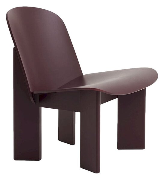 HAY Křeslo Chisel, Dark Bordeaux