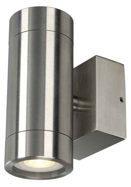 LA 233302 ASTINA GU10 dvousměrná česaná ocel 230V GU10 2x35W IP44 - BIG WHITE (SLV)