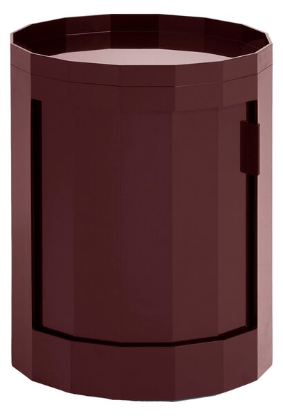 HAY Úložný stolek Facet 100, Burgundy