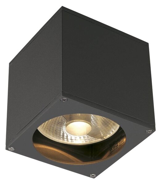 LA 229565 Nástěnné svítidlo BIG THEO WALL OUT, hranaté, antracit, ES111, max. 75 W - BIG WHITE (SLV)