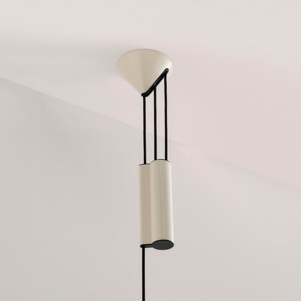 HAY Závěsná lampa Compass Adjustable, 430, Brushed Aluminium