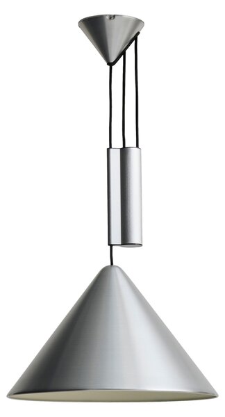 HAY Závěsná lampa Compass Adjustable, 430, Brushed Aluminium