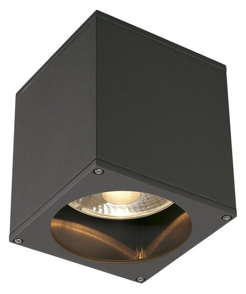 LA 229555 Stropní svítidlo BIG THEO CEILING OUT, hranaté, antracit, ES111, max. 75 W - BIG WHITE (SLV)
