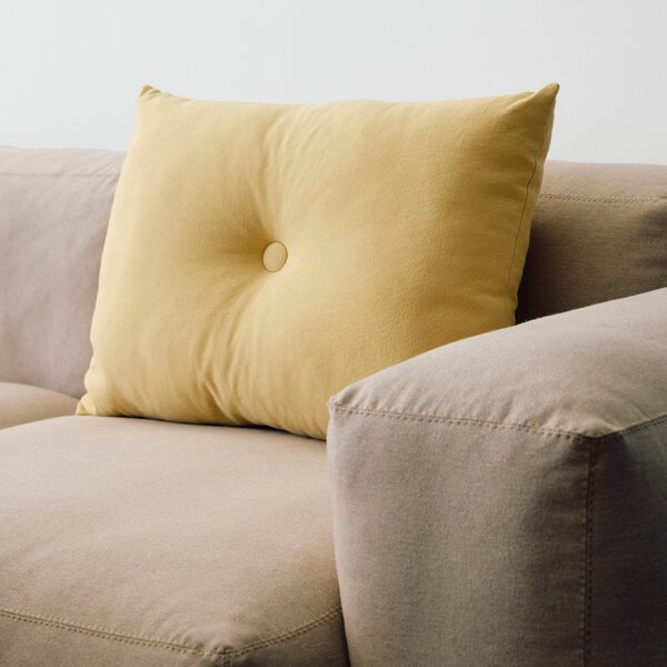 HAY Polštář Dot Linen, Dark blue