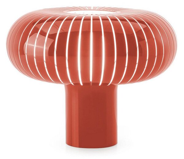 Stolní lampa Kartell, Teresa, stmívatelné, Oranžová, Obývací pokoj, Plast, Design