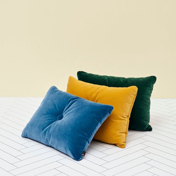 HAY Polštář Dot Linen, Soft yellow