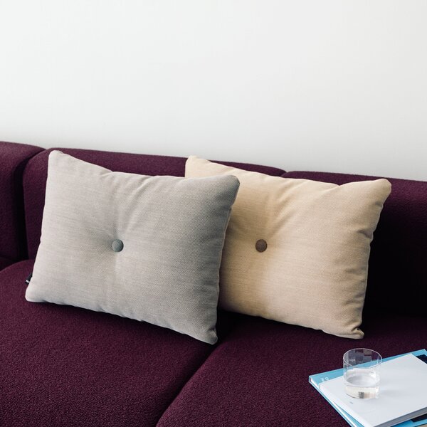 HAY Polštář Dot Linen, Dark blue