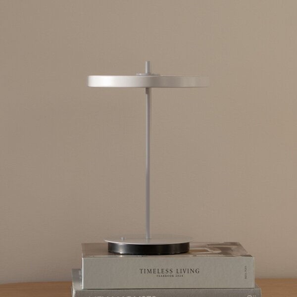 Stolní lampa UMAGE, Asteria Move, stmívatelné, Šedá, Obývací pokoj, Kov, Design