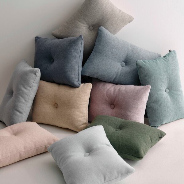 HAY Polštář Dot Linen, Dark blue