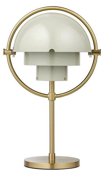Stolní lampa GUBI, Multi-Lite, stmívatelné, Zlatá / mosazná, Obývací pokoj, Kov, Design