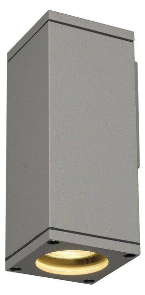 LA 229524 Nástěnné svítidlo THEO WALL OUT, hranaté, stříbrošedé, GU10, max. 35 W - BIG WHITE (SLV)