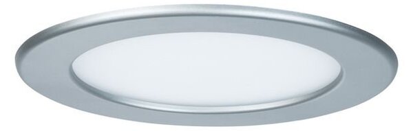 P 92074 Zápustný LED panel kulatý 12W 2700K matný chrom IP44 - PAULMANN