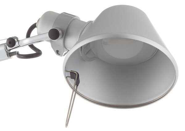 Stolní lampa Artemide, Tolomeo Midi, stmívatelné, Metalická, Pracovna, Kov, Design