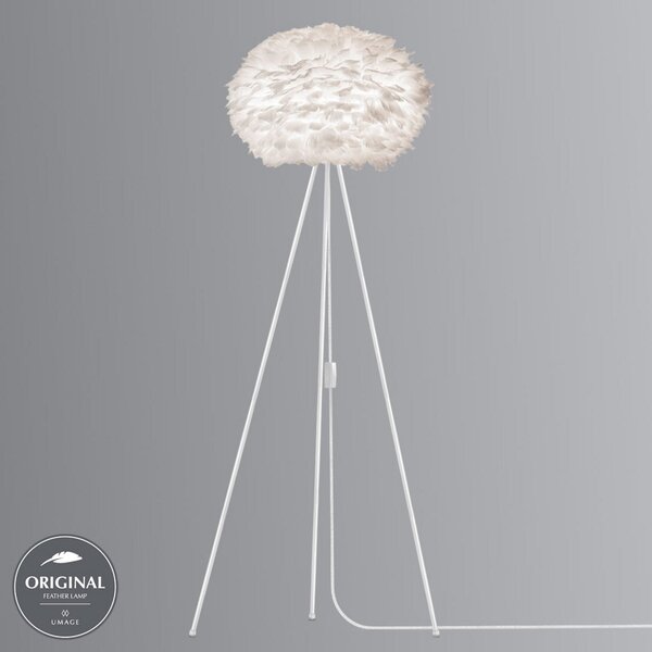 Stojací Lampa UMAGE, Eos, Bílá, Obývací pokoj, Kov, Design
