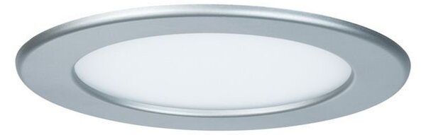 P 92071 Zápustný LED panel kulatý 12W 4000K matný chrom IP44 - PAULMANN