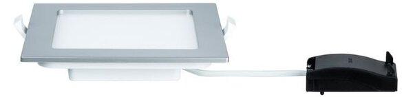 P 92077 Zápustný LED panel hranatý 12W 4000K matný chrom IP44 - PAULMANN